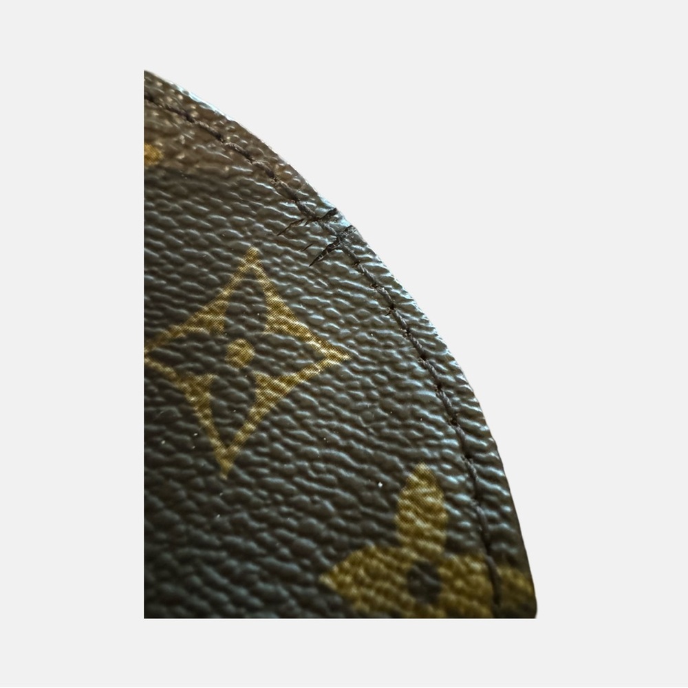 Louis Vuitton Brown Monogram Crossbody Bag with Tan Leather Trim Saint Cloud GM - Picture 10 of 10
